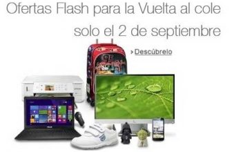 Ofertas Flash Amazon para la Vuelta al cole