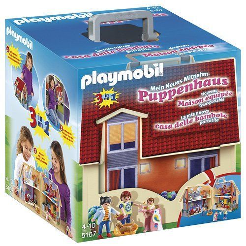 Playmobil – Casa de muñecas en forma de maletín, set de juego (5167)