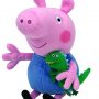 Peppa Pig - Peluche de George con dinosaurio (TY)