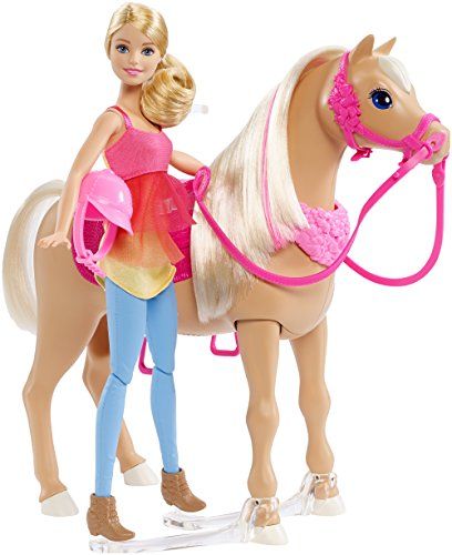 Barbie – Muñeca fashion y su caballo bailarín (Mattel DMC30)