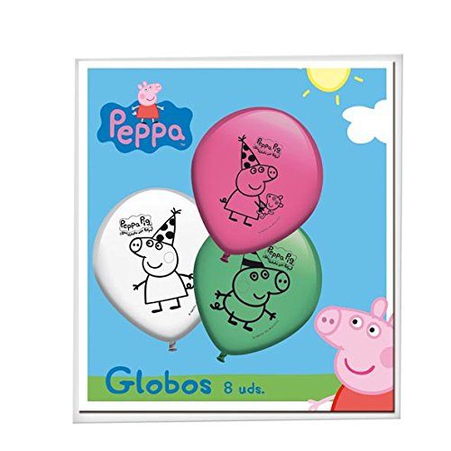Peppa Pig – 8 globos (Verbetena 016000778)