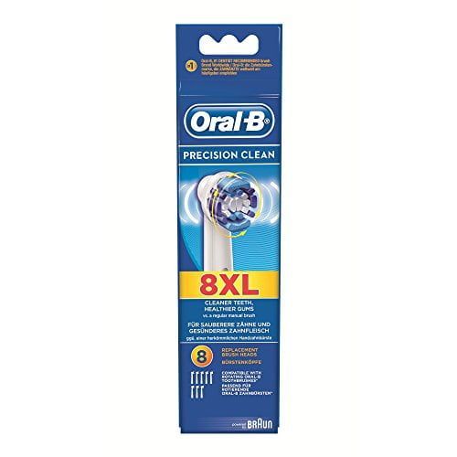 Oral-B Precision Clean EB20 – Pack de 7+1 cabezales para cepillos de