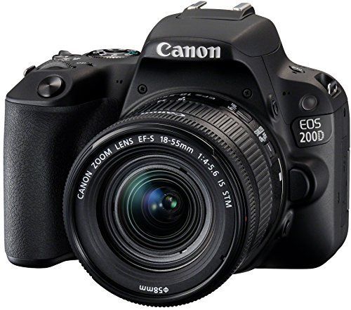 Canon EOS 200D - Cámara digital réflex de 24.2 MP pantalla táctil