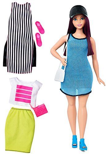 Barbie - Muñeca fashionista, loca por el azul (Mattel DTF01)