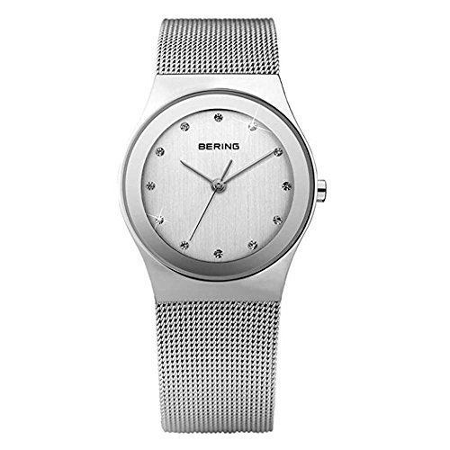 Bering Time Classic - Reloj de cuarzo para mujer, con correa de acero