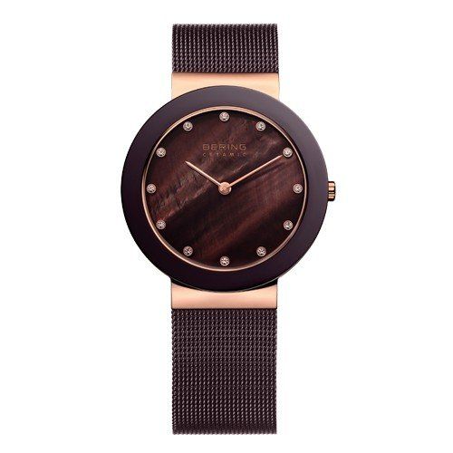 Bering 11435-262 – Reloj unisex, correa de acero inoxidable color