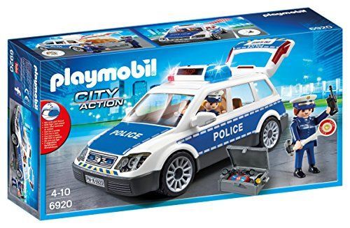 Playmobil 6920 City Action - Coche de Policía con Luces y Sonido