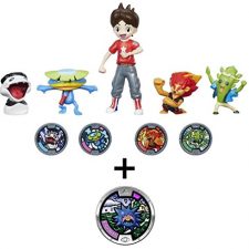 Yokai – Pack de 5 Figuras Nate y los Yo-Kai + Medalla
