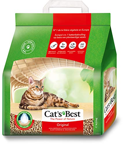 Cat’s Best Lecho para gatos Öko Plus, 10L (4.3 kg)
