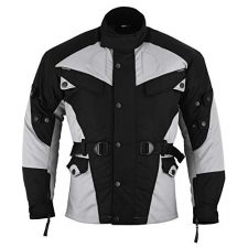 german weargwj chaqueta de moto negrogris claro xl