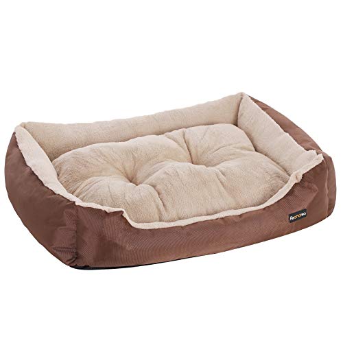 feandrea cama para perro sof para perro 65 x 55 x 20 cm marrn pgw03z 1