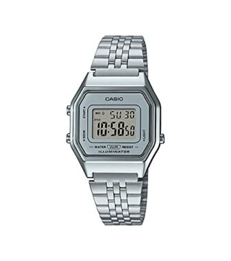 Casio Collection LA680WEA-7EF Reloj de pulsera para Mujer, Gris, 33,5 x 28,6...