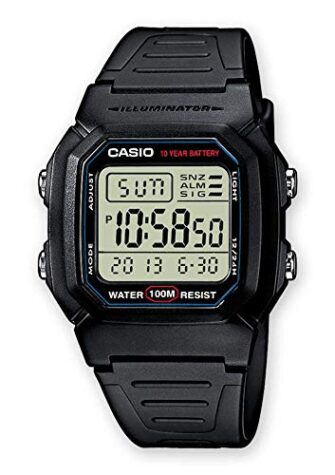 Casio Collection W-800H-1AVES, Reloj Digital Unisex, Negro