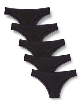 Iris & Lilly Braguitas Brasileñas de Estilo Sexy Mujer, Pack de 5,...