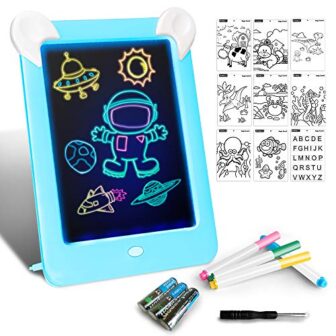 LAPPAZO Tableta de Dibujo Pizarra 3D Mágico con Luces LED Educativo Infantil...