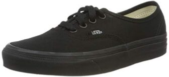 Vans Authentic, Zapatillas de Tela Unisex, Negro (Black/White), 42 EU