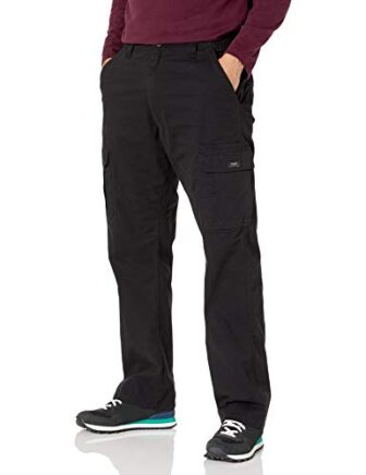 Wrangler Pantalón Vaquero Cargo para Hombre, Relaxed Fit, Straight Leg, Negro (Black),...